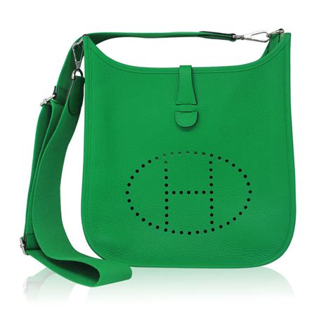 hermes evelyne bag green|Hermes evelyne bag discontinued.